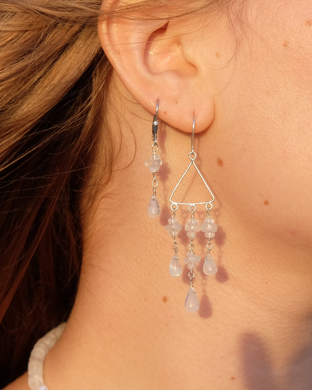Moonstone Drop Earrings