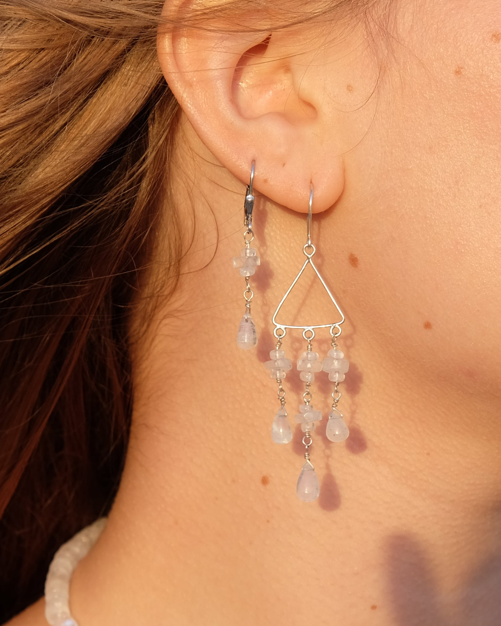 Moonstone Drop Earrings