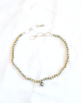 Green Freshwater Pearl Necklace